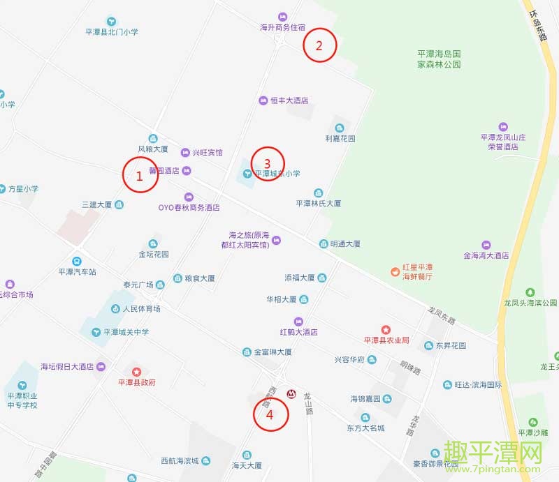 平潭海鮮市場分布圖